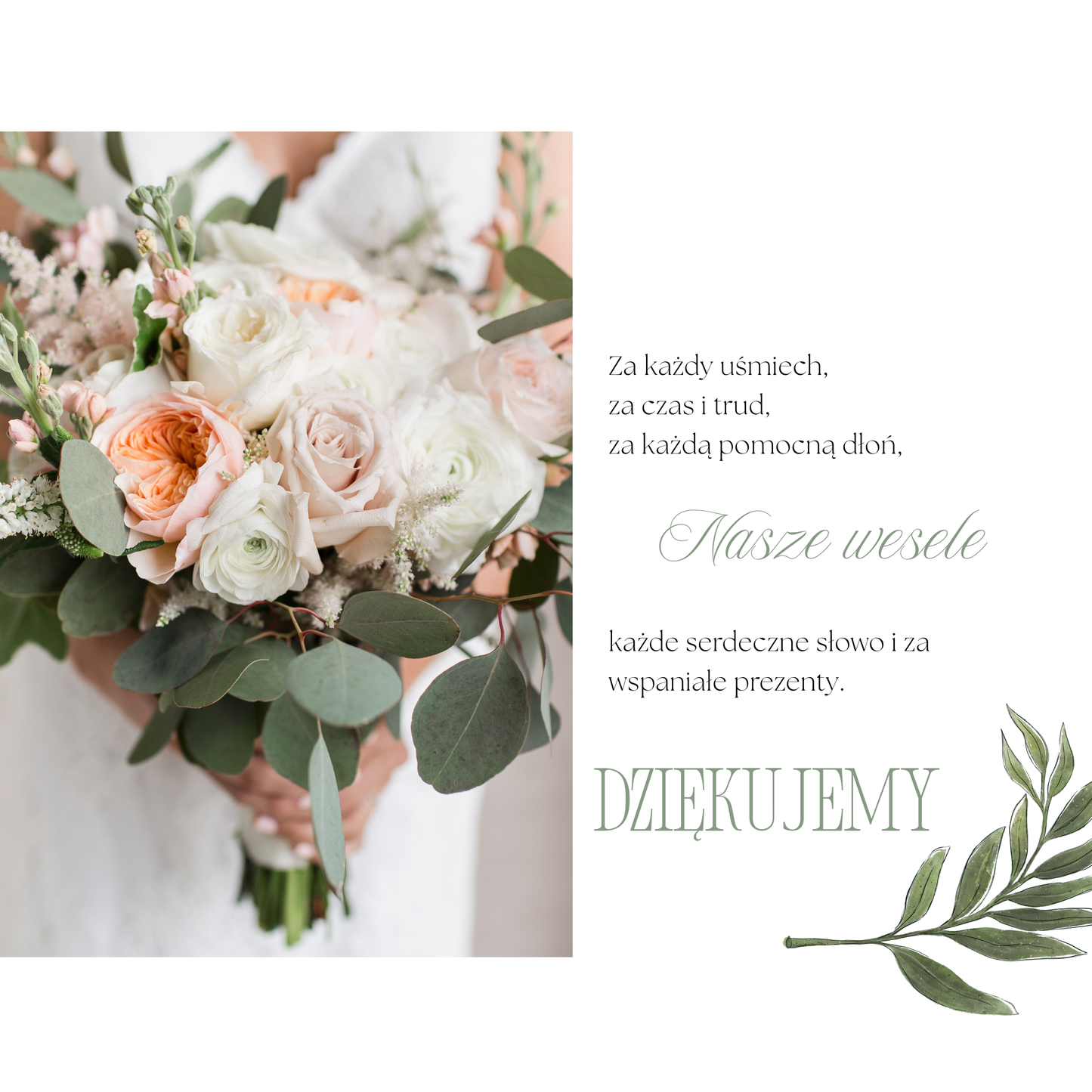 Karty podziękowania – personalizowane