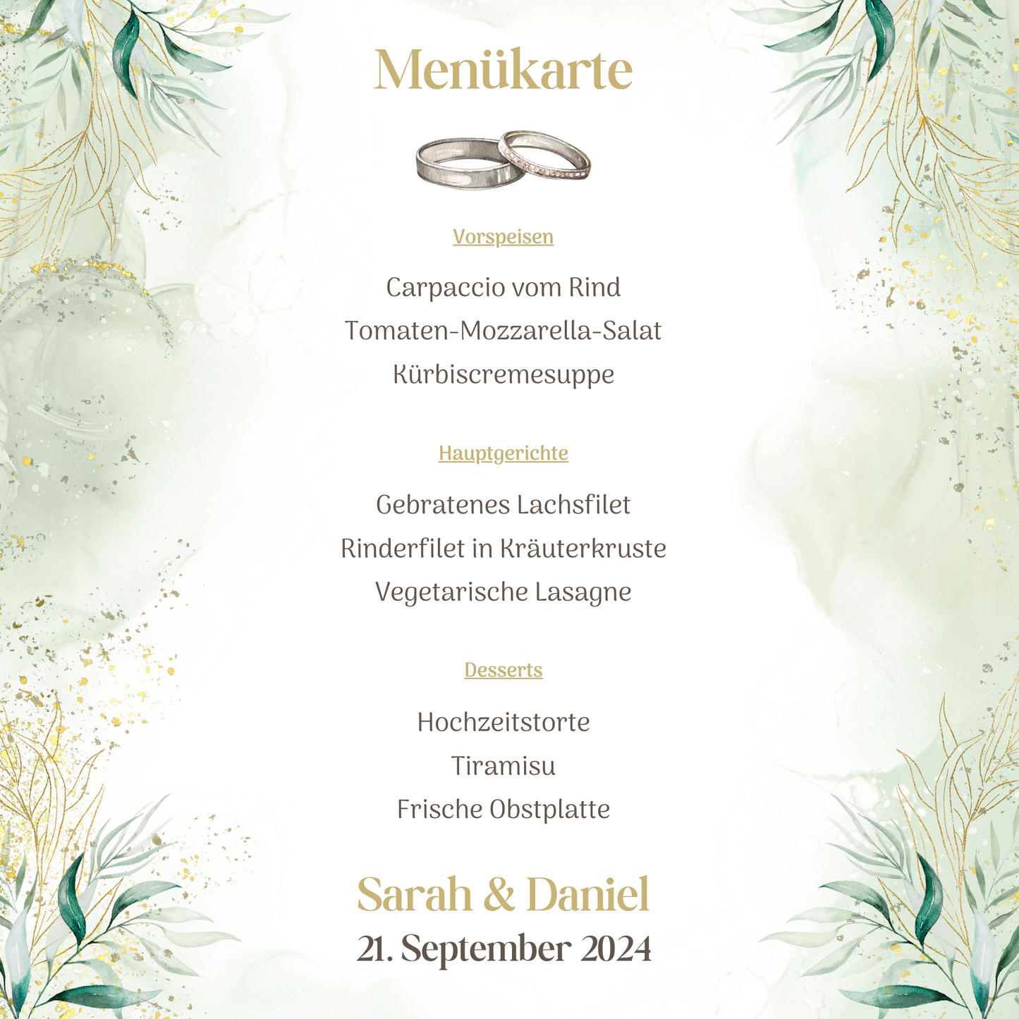 Karty menu & karty napojów – personalizowane