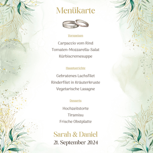 Karty menu & karty napojów – personalizowane