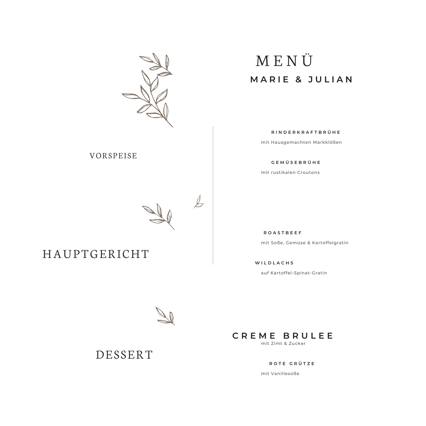 Karty menu & karty napojów – personalizowane