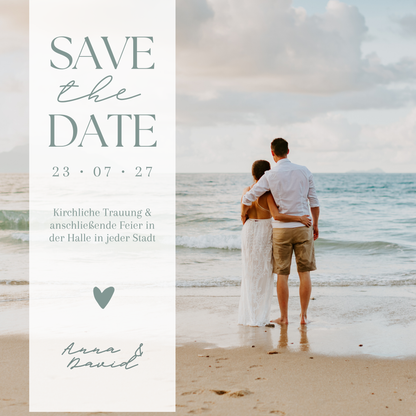 Save the Date Karty / Magnesy – personalizowane