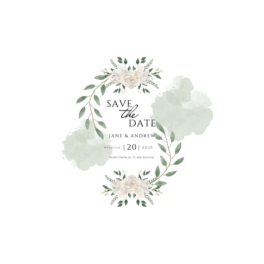Save the Date Karty / Magnesy – personalizowane